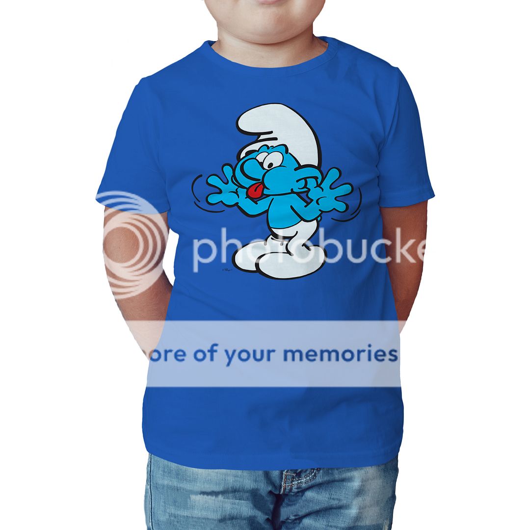 The Smurfs Jungen T-Shirt - Offizielles Lizenzprodukt In Verschiedenen Größen